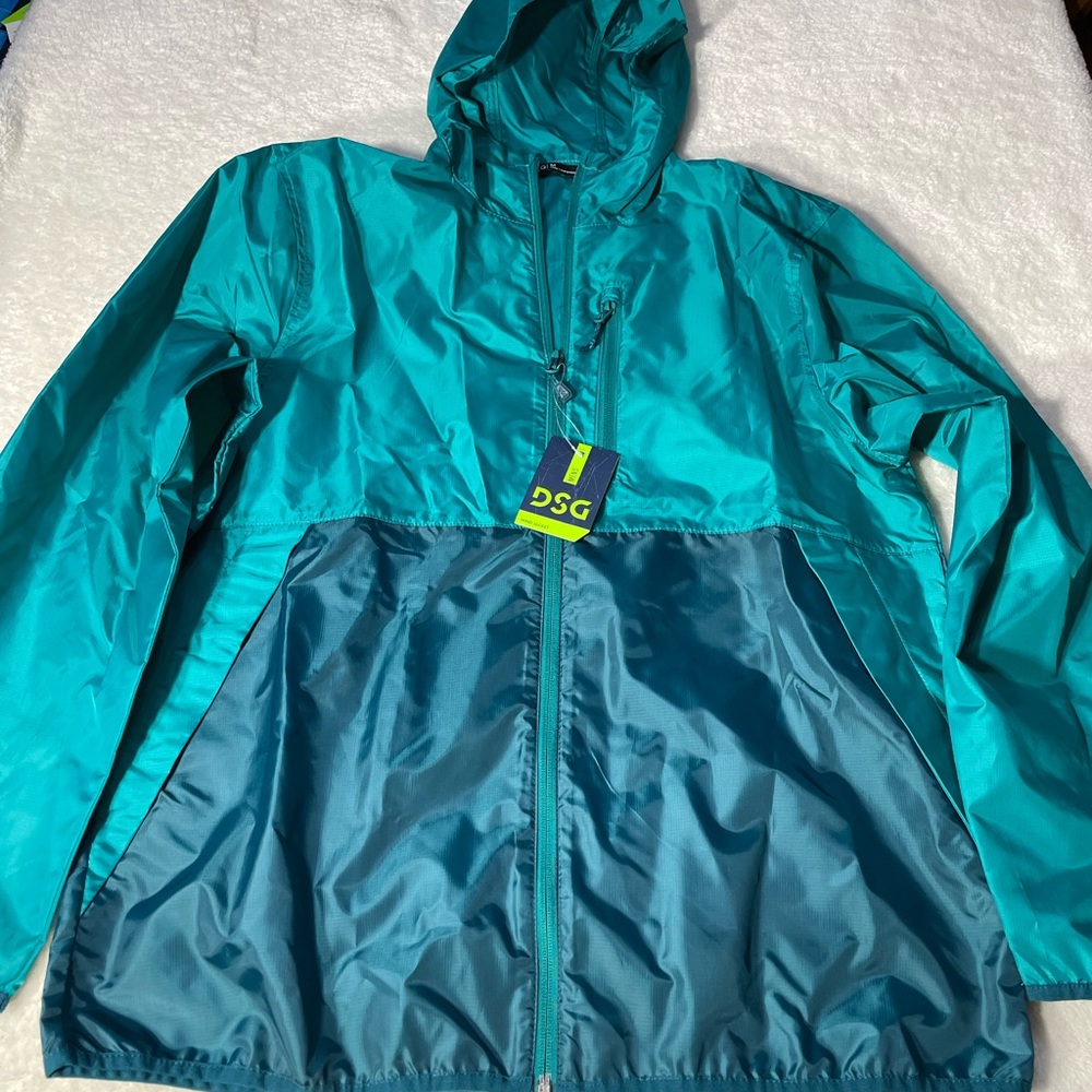 DSG Teal Hooded Windbreaker Men’s Medium